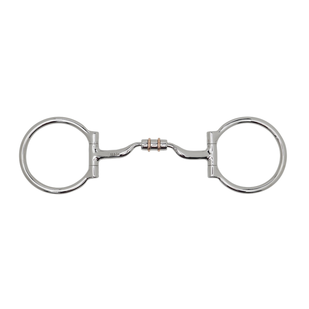 UKSALES25 Pferd Bits Komplette Wangen Kupfer Roller Zusammengefügte Trense Bit